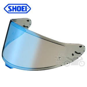 [쇼에이] SHOEI 헬멧 쉴드 미러 블루 CWR-F2 MIRROR BLUE SHIELD (Z-8 / DKS304 핀락)