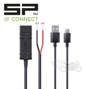 [SP CONNECT] SP커넥트 오토바이 휴대폰 거치대 12V HARD WIRE CABLE (아이폰 12,13권장 ,삼성 충전 가능 케이블)
