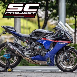 [SC PROJECT][회원 즉시 할인] SC프로젝트 야마하 R1 SC1-R 레이싱 YAMAHA R1 SC1-R Racing(250MM 숏관 타입)