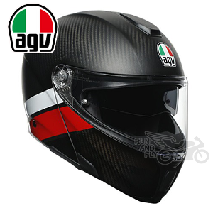 [AGV][회원 즉시 할인] 시스템 헬멧 스포츠모듈러 레이어 카본 레드 화이트 SPORTMODULAR LAYER CARBON RED WHITE
