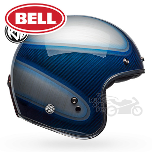 [벨][회원 즉시 할인] BELL 오픈페이스 헬멧 커스텀500 카본 RSD 캔디 블루 CUSTOM500 CARBON RSD JAGER CANDY BLUE
