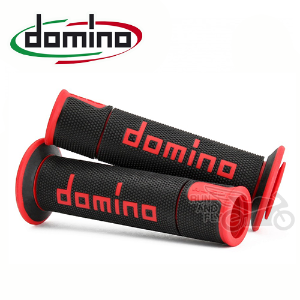 [Domino] 도미노그립 A450 온로드그립 (블랙/레드domino로고)