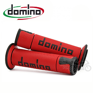 [Domino] 도미노그립 A450 온로드그립 (레드/블랙domino로고)