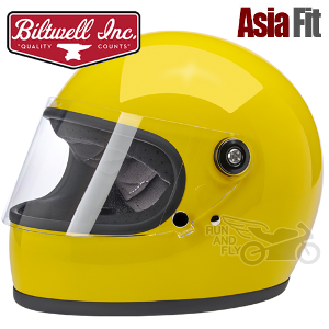 [BILTWELL][회원 즉시 할인] 빌트웰 풀페이스 헬멧 그링고S 아시아핏 세이프티 옐로우 GRINGO SAFE-T YELLOW