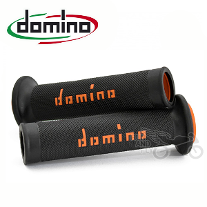 [Domino] 도미노그립 A010 온로드그립 (블랙/오렌지domino로고)