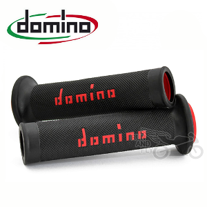 [Domino] 도미노그립 A010 온로드그립 (블랙/레드domino로고)