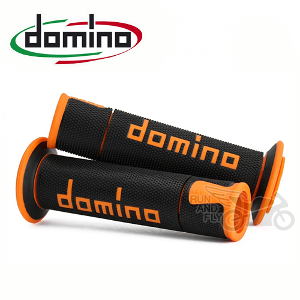[Domino] 도미노그립 A450 온로드그립 (블랙/오렌지domino로고)